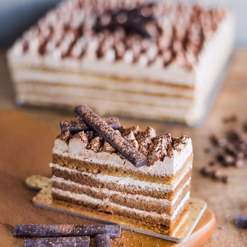 Golden Chocolate Anniversary Cake