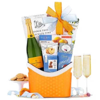 Clicquot Signature Champagne Gift Bag